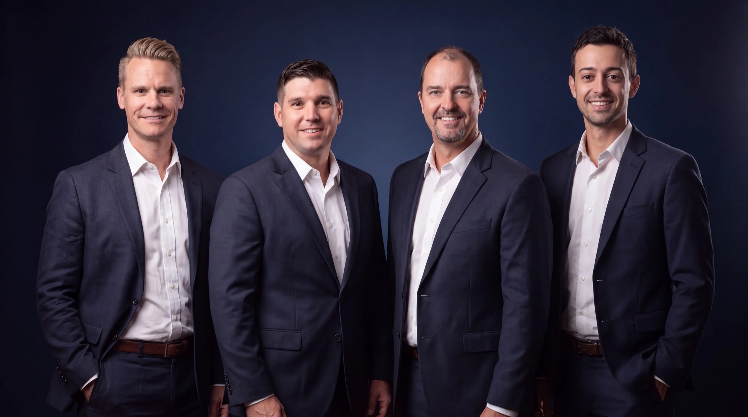 Ken Brooks, Andrew Rapacke, Chris Watt, Casey Goldenberg, left to right