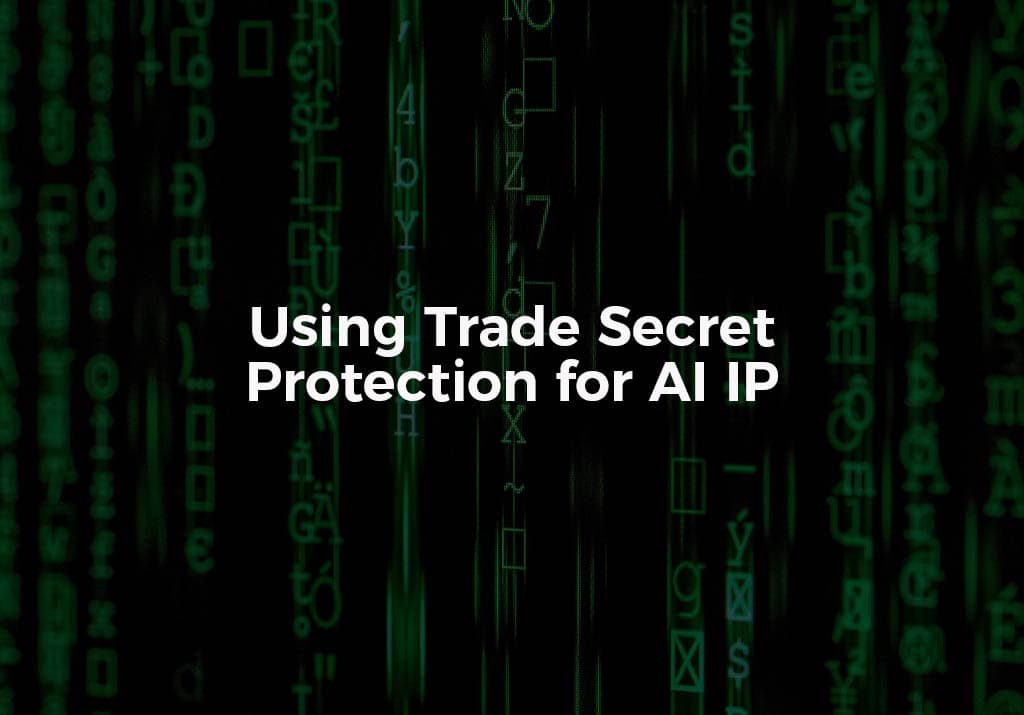 Using Trade Secret Protection for AI IP