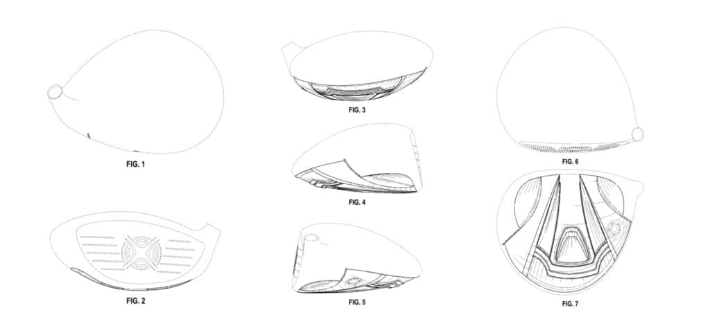 Golf Club Patent Example: Callaway Big Bertha Driver – Patent D786,993