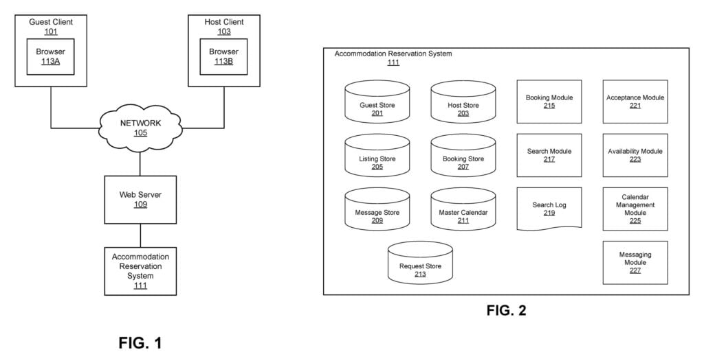 Airbnb Patent Drawings