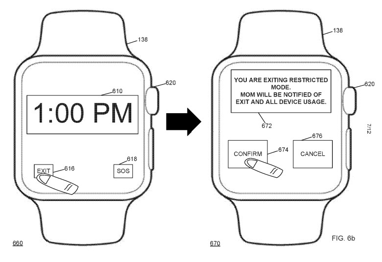 Apple Watch Patent - Context Based Restriction